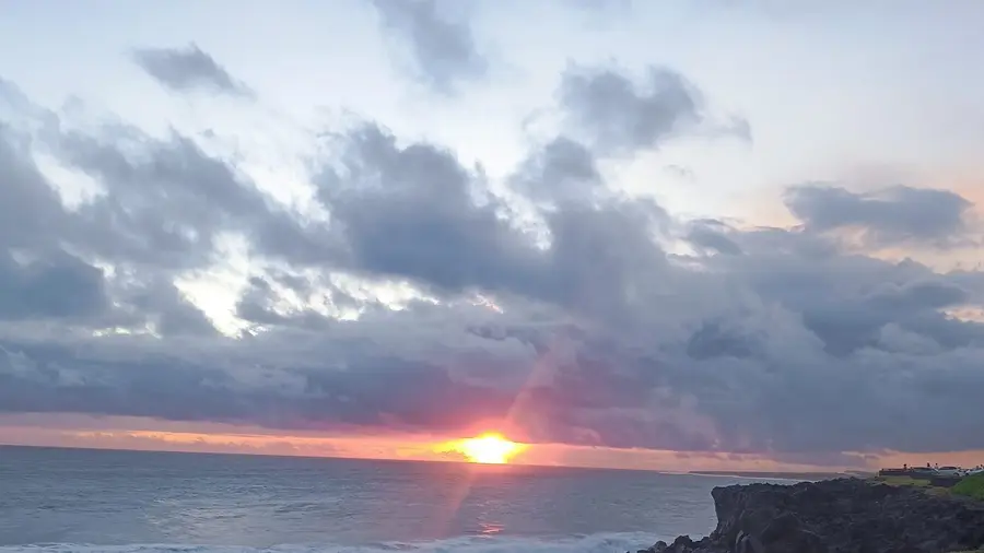 Coucher de soleil sur la côte ouest
